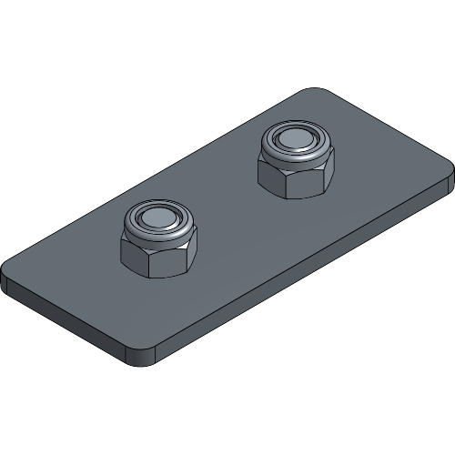 Double Track Mounting set