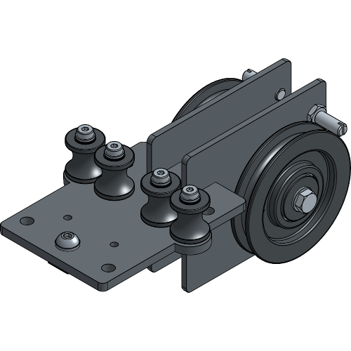Head Pulley Curved Track