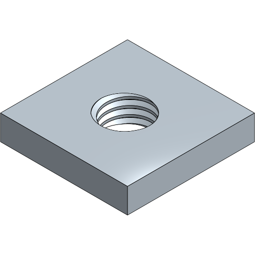 Square Shaped Channel Nut M10