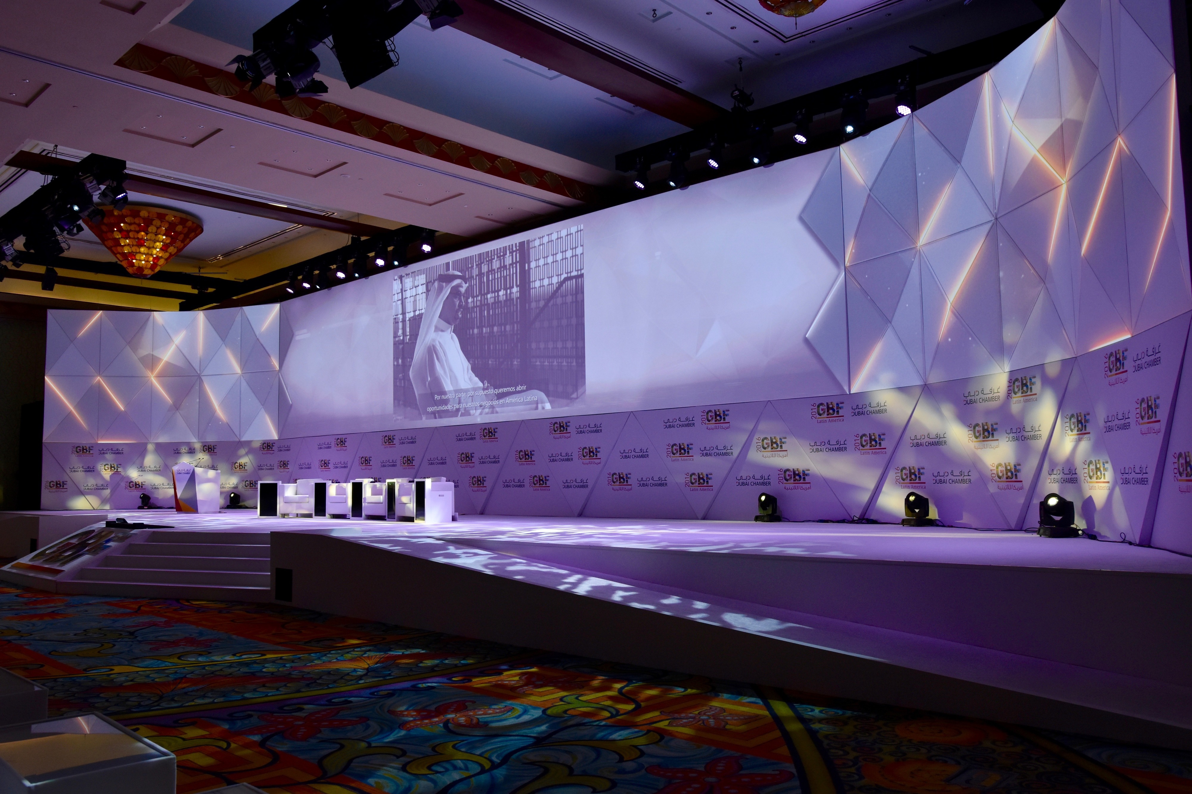Global Business Forum: 3D stage design
