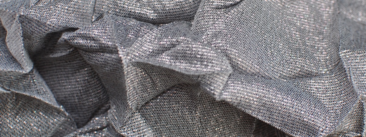 Metallic Spark Crunch - glitter fabric