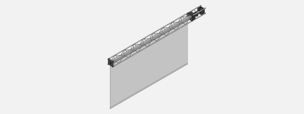 HiSpeed RollScreen 8000 - roll-up projection screen
