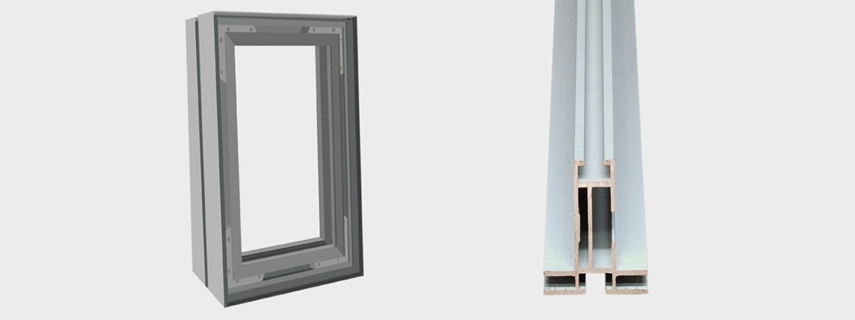 Double Frame - aluminium frame