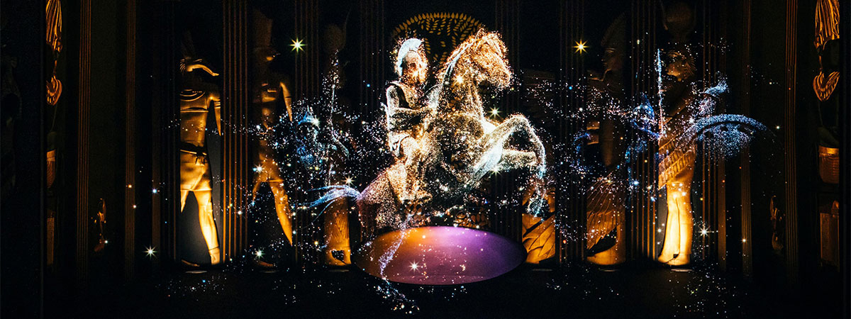 MAD Madrid Artes Digitales ShowTex GiantMirror Heavy for Cleopatra the Immersive Exhibition