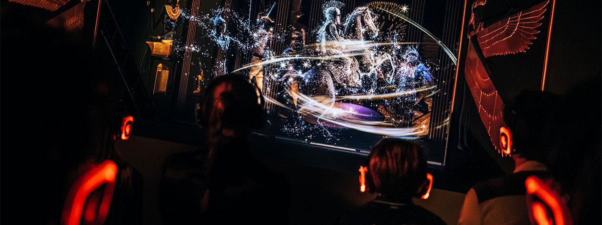 MAD Madrid Artes Digitales ShowTex GiantMirror Heavy for Cleopatra the Immersive Exhibition