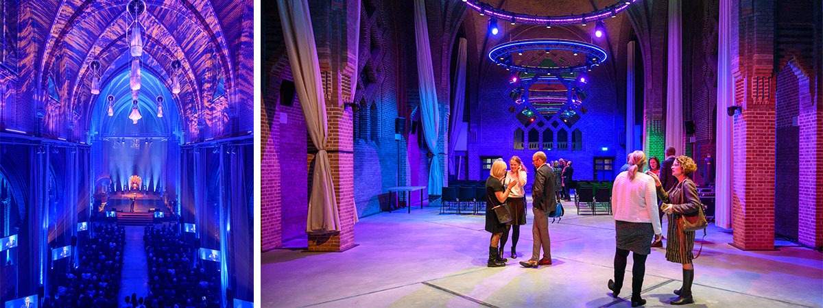 Translucent yet sound-absorbing drapes improve church acoustics