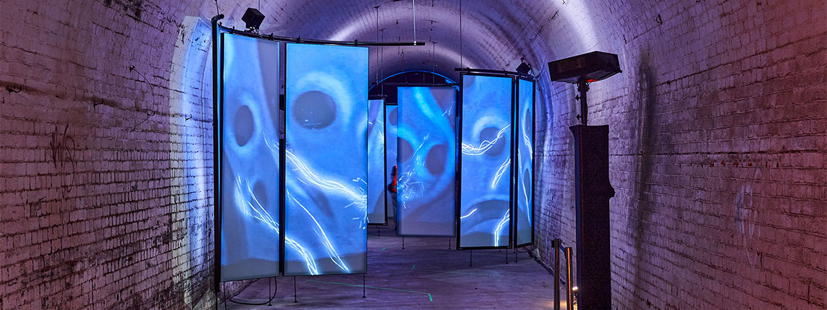 ShowTex RP Grey Plus, PolyMolton for Sleeps Hill Tunnel - Adelaide Fringe Festival