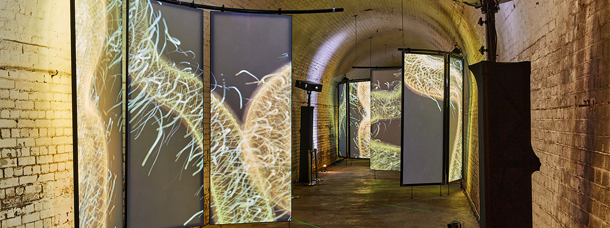 ShowTex RP Grey Plus, PolyMolton for Sleeps Hill Tunnel - Adelaide Fringe Festival