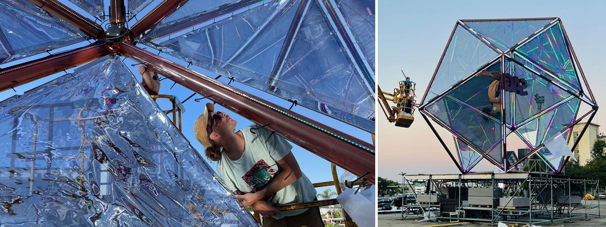 Reflective GiantMirror Icosahedron