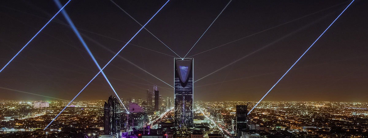 Outdoor projection mesh Cielorama breaks world records at Noor Riyadh festival