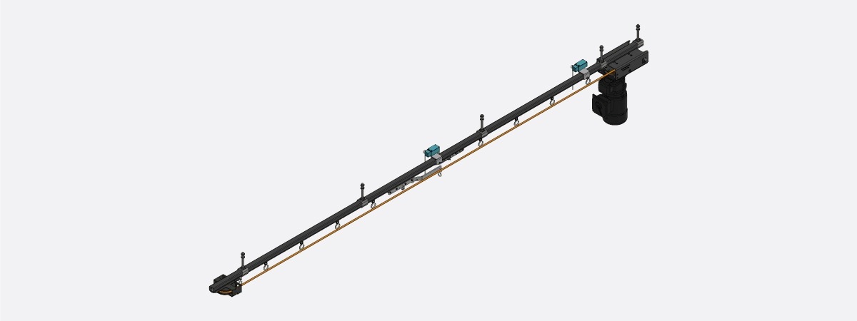 Rail H100 - curtain track