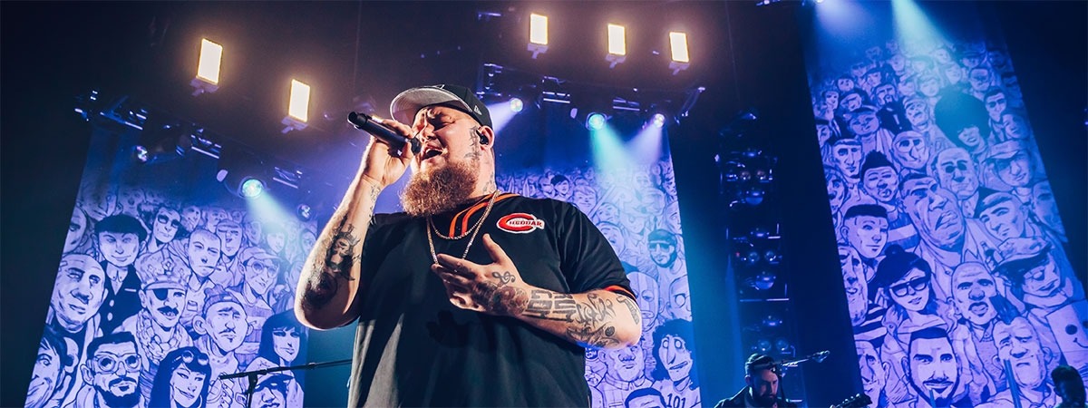 Rag’n’Bone Man - printed backdrop