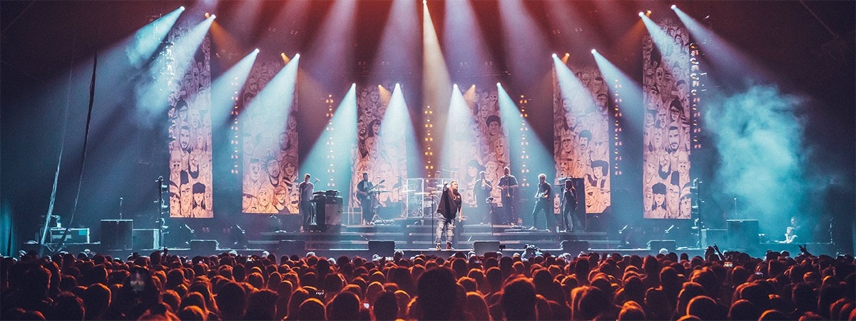 Rag’n’Bone Man - printed backdrop