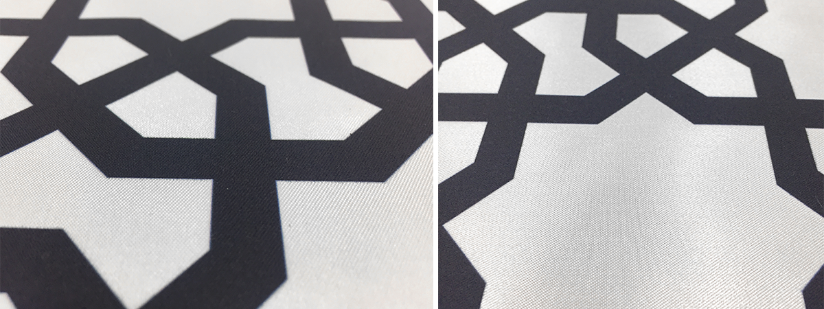 Satinac Print glossy/matte effect - printed fabric
