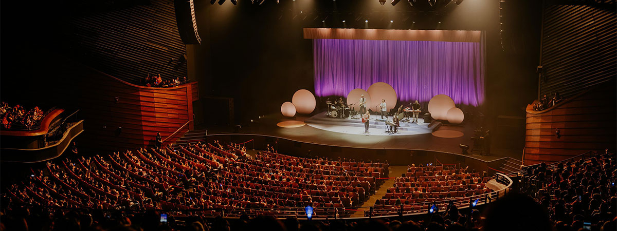 ShowTex DekoTaft, Blackout Double Print, Universal 250 Print, PolyStretch P8 CS Matt Print, DecoFloor Print for M2M - The Better Endings Tour