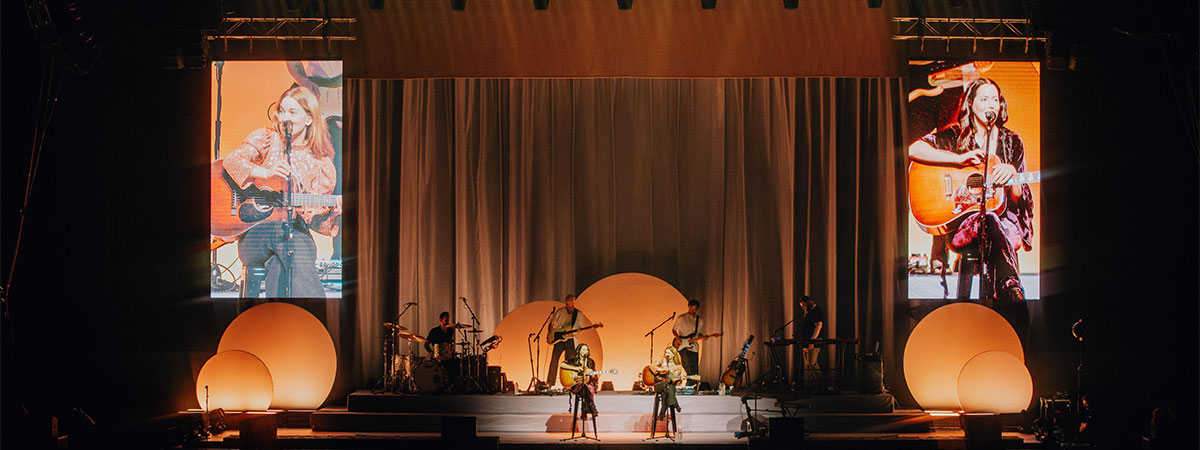 ShowTex DekoTaft, Blackout Double Print, Universal 250 Print, PolyStretch P8 CS Matt Print, DecoFloor Print for M2M - The Better Endings Tour