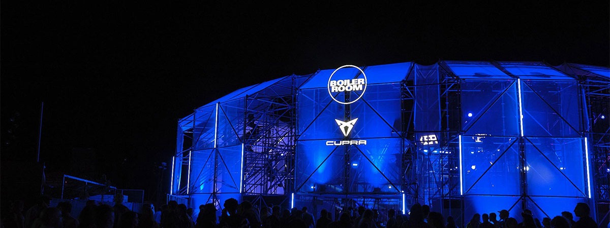 ShowTex CarréTulle CS for Primavera Sound's Boiler Room stage