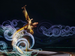 ShowTex hologram scrim for Mount Laojunshan