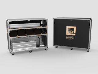 ShowTex AV Drop - modular backdrop system
