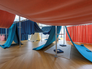 ShowTex Wool Serge Panne Colour for exhibition in Nasjonal Museet for Kunst, Arkitektur og Design