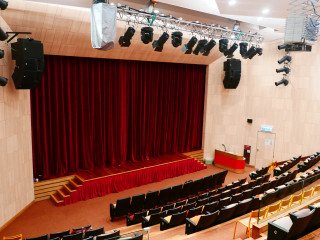 ShowTex Velours Helena CS curtain for Singapore International School