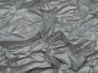 ShowTex Metallic Spark Heavy Crunch - creased glitter fabric