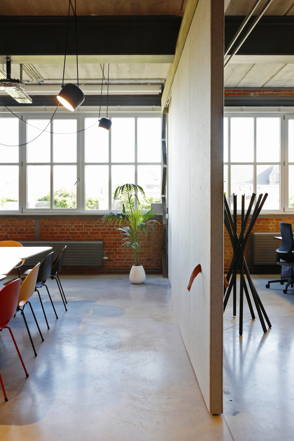 Dok Gent Acoustic Wool Serge Panne panels by ShowTex