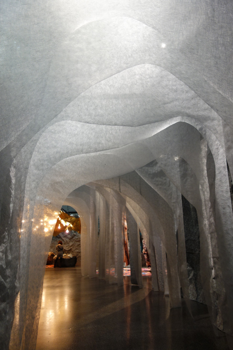ShowTex SpunPaper entrance for trade show