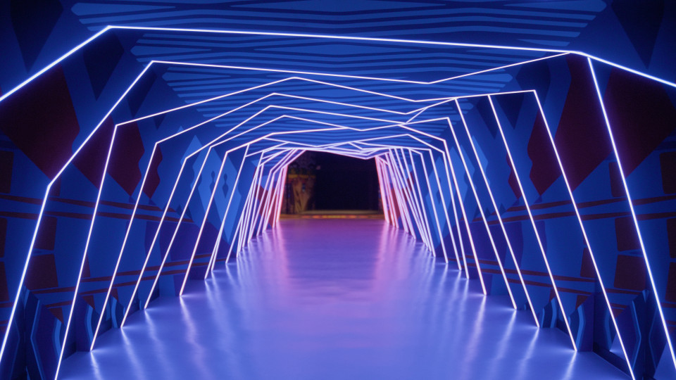 Immersive projections at world exposition Expo 2020 Dubai