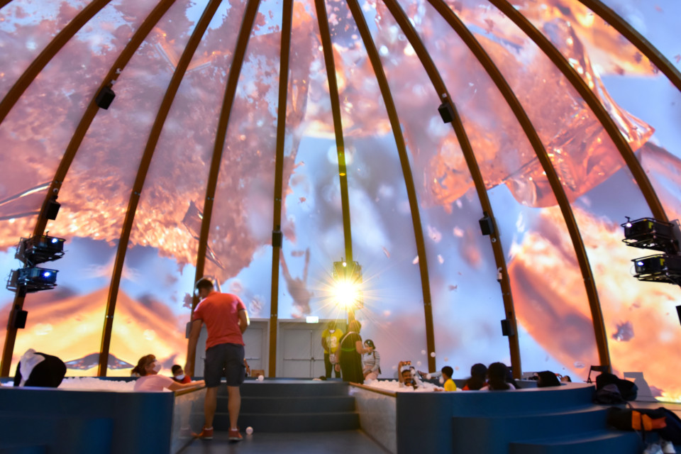 360 degree projections at Expo 2020