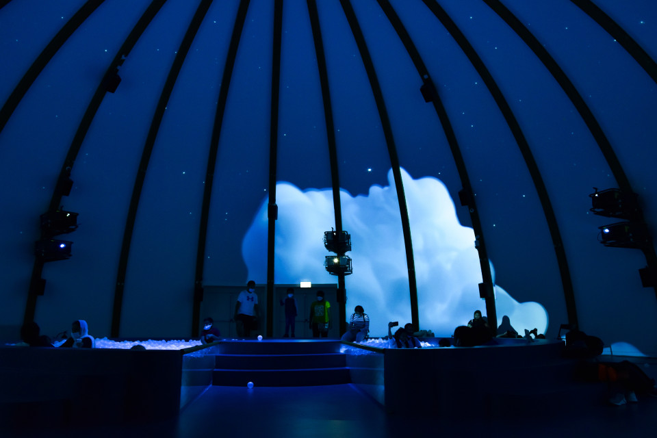360 degree projections at Expo 2020