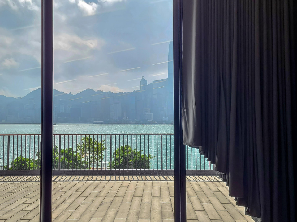 Acoustic multi-layered velvet curtain set-up for the M+ Museum