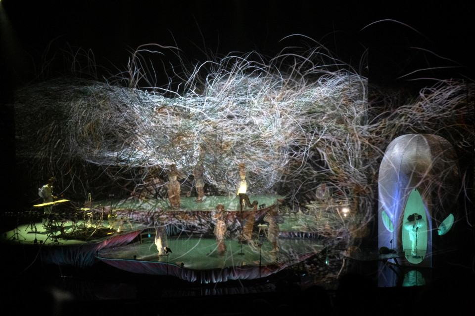 ShowTex Spaghetti Event, GobelinTulle for Björk