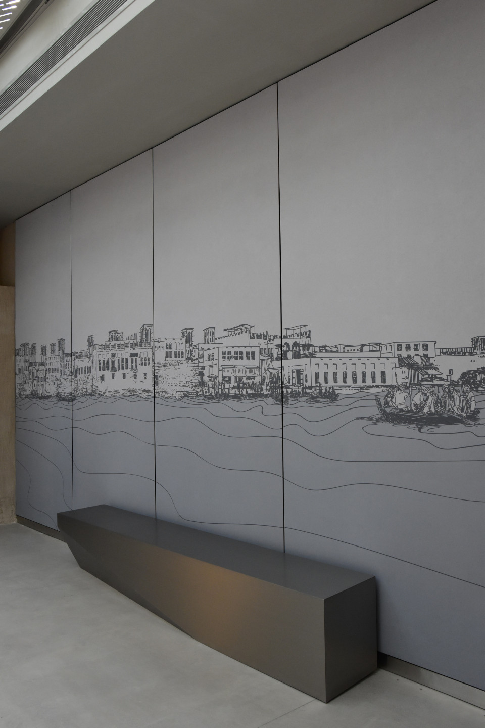 ShowTex Universal 250 BB Print, RP Grey, FP Blackout, FP High Contrast Grey for Al Shindagha Museum