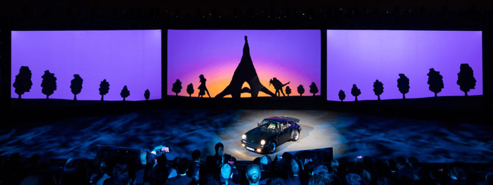 ShowTex RP Grey, Kabuki 50, ShowPipe for Porsche Experience Centre