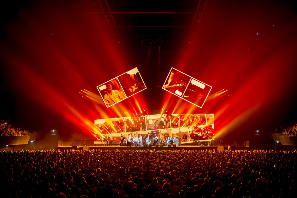 ShowTex RP Anthracite, Molton for Doe Maar tour