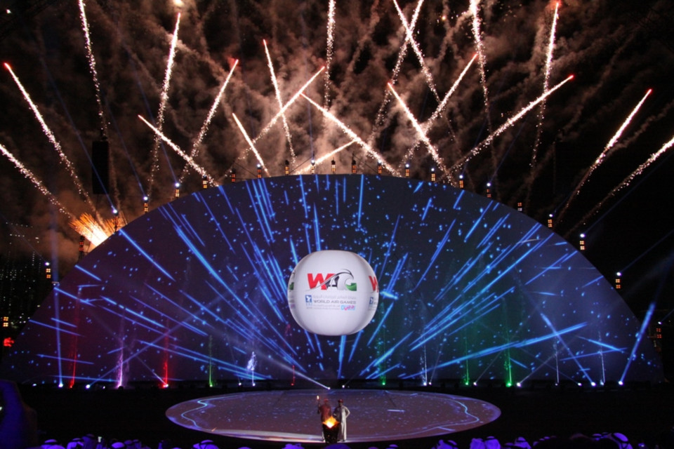 ShowTex LaqueFoil, Universal 250 BB Print for Dubai World Air Games