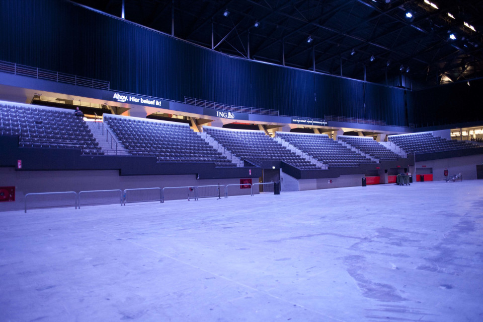 ShowTex Wool Serge Panne, Velours Paris CS for Ahoy Arena Rotterdam