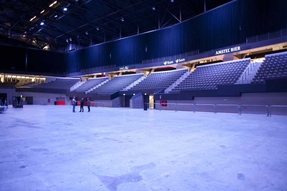 ShowTex Wool Serge Panne, Velours Paris CS for Ahoy Arena Rotterdam