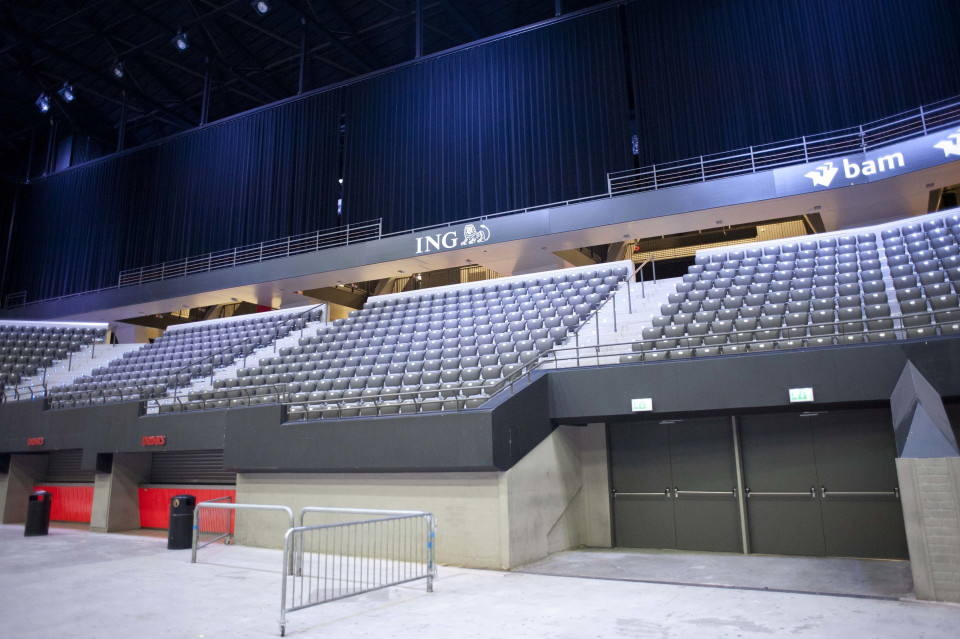 ShowTex Wool Serge Panne, Velours Paris CS for Ahoy Arena Rotterdam