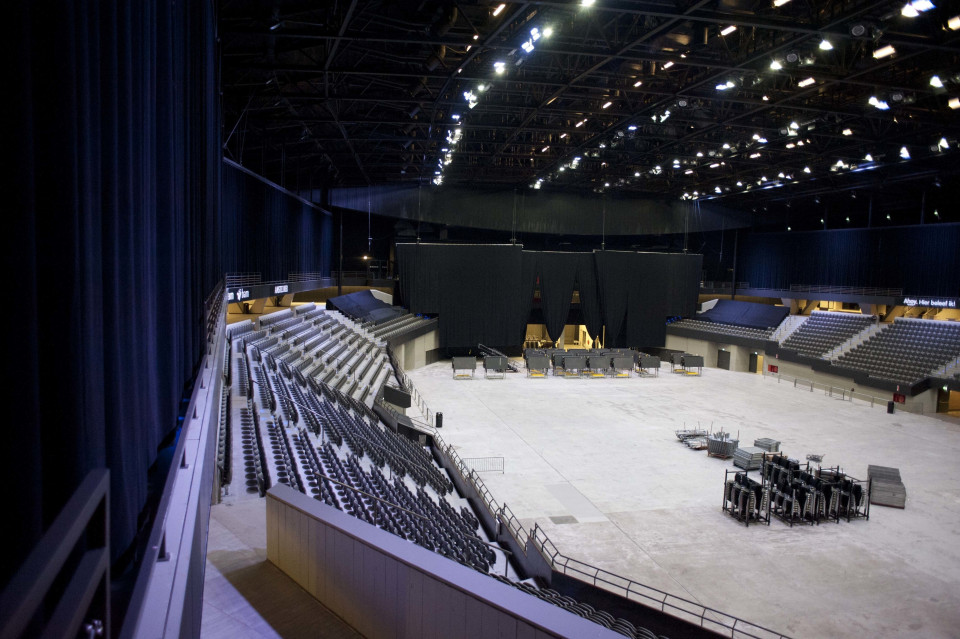 ShowTex Wool Serge Panne, Velours Paris CS for Ahoy Arena Rotterdam