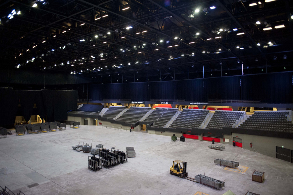 ShowTex Wool Serge Panne, Velours Paris CS for Ahoy Arena Rotterdam