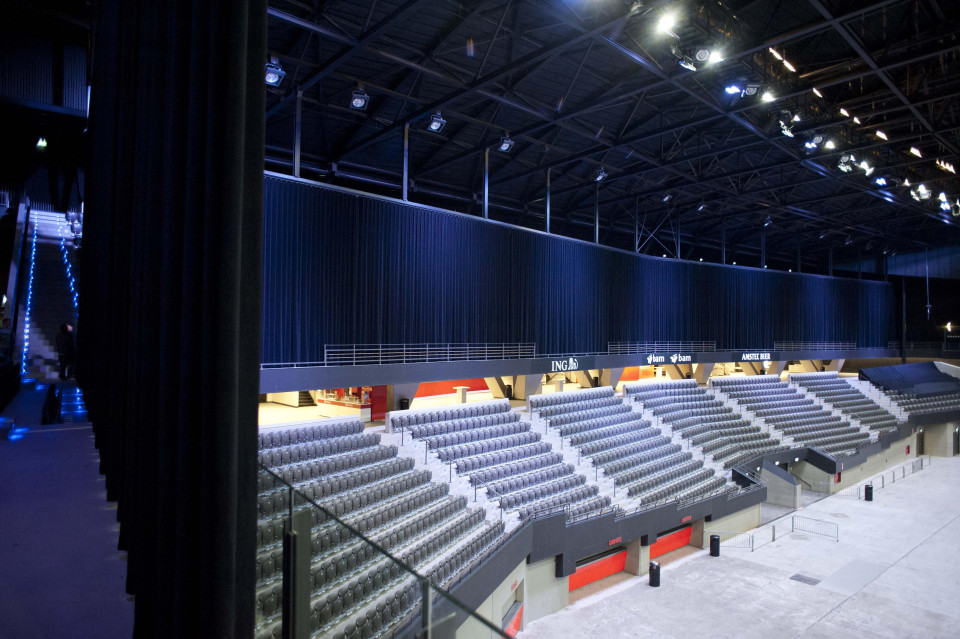 ShowTex Wool Serge Panne, Velours Paris CS for Ahoy Arena Rotterdam