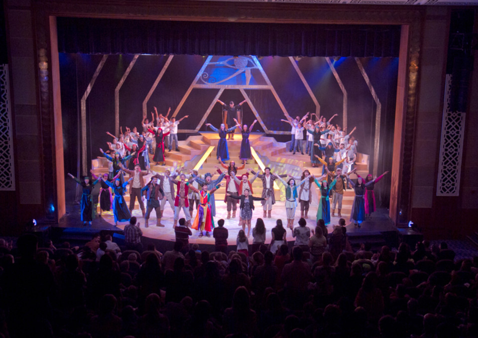 ShowTex LaserVoile, DekoMolton, LurexVoile 100 Crunch, Laser Cut Fabrics for Joseph - the musical