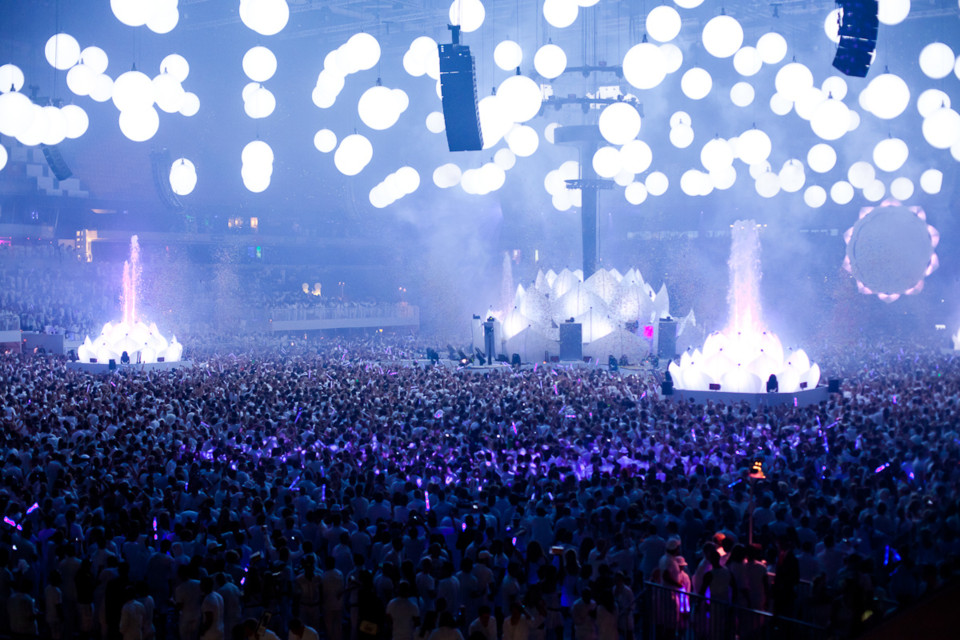ShowTex Inflatable Projection Sphere for Sensation Amsterdam