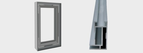 Single Frame - aluminium frame