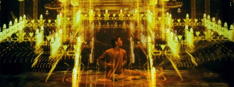 ShowTex hologram scrim for Mount Laojunshan