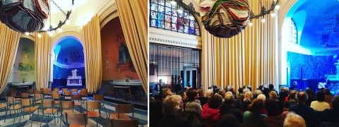 Enhancing acoustics at music chapel with ShowTex drapes