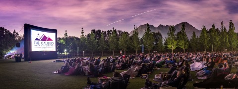 The Galileo Project - Touring open air cinema - Outdoor projection screen