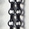 Black chain curtain